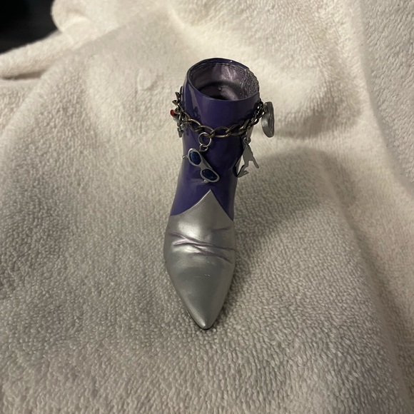 Vintage mini purple boot - Just The Right Shoe by Raine.  Like new with charms. - Picture 5 of 6